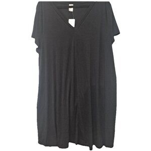 2x$18 West Loop Dress Women's XXL Black, Short Sleeve, V-Neck,. New With Tags